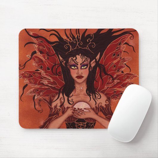 Roter feenhafter Mousepad (Mit Mouse)