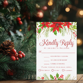 Roter Feiertag - Wahl der RSVP-Karte RSVP Karte