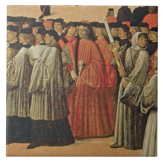 Roter Felsen, c.1895 (Öl auf Leinwand) 2 Fliese (Vorderseite)