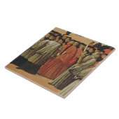 Roter Felsen, c.1895 (Öl auf Leinwand) 2 Fliese (Seite)
