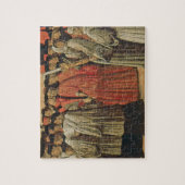 Roter Felsen, c.1895 (Öl auf Leinwand) 2 Puzzle (Vertikal)