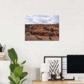 Roter Felsen im Nationalpark Arches Poster (Heimbüro)