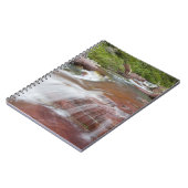 Roter Felsen in Baring Creek im Glacier National Notizblock (Linke Seite)