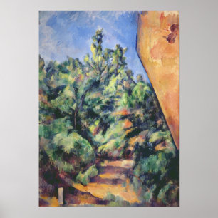 Roter Felsen Pauls Cezanne  , c.1895 (Öl auf Poster