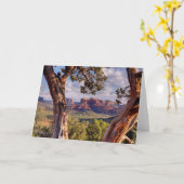 Roter Felsen | Sedona Arizona Karte (Gelbe Blume)