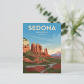Roter Felsen, Sedona, Arizona Postkarte (Stehend Vorderseite)