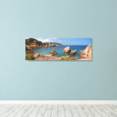 roter Felsküste Sardiniens Leinwand (Insitu (Holzboden))