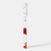 Roter Feuerdrache Kunst | Mythisches Flammendrache iPhone Hülle (Rechte Seite)