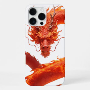 Roter Feuerdrache Kunst Mythisches Flammendrache iPhone 16 Pro Max Hülle