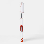 Roter Feuerdrache Kunst | Mythisches Flammendrache iPhone Hülle (Rechte Seite)