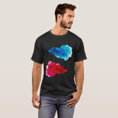 Roter Fisch, blauer Fisch T-Shirt (Vorne ganz)