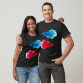 Roter Fisch, blauer Fisch T-Shirt (Unisex)