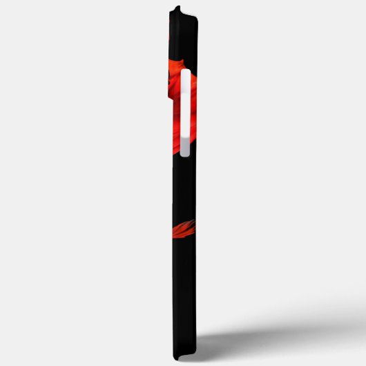 Roter Fisch Case-Mate iPhone Hülle (Rückseite / Links)