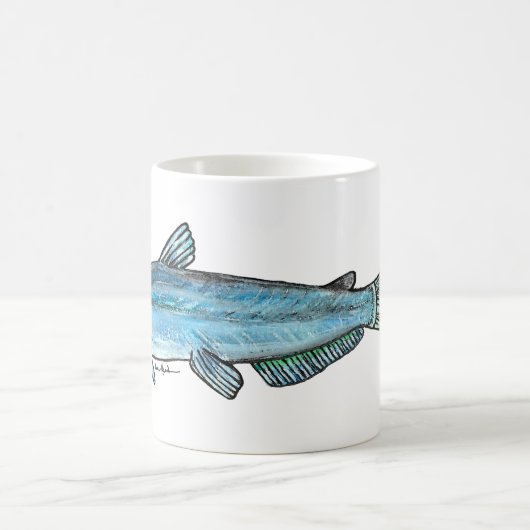 Roter Fisch Kaffeetasse (Mittel)