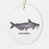 Roter Fisch Keramik Ornament (Links)