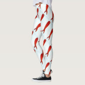 Roter Fisch Leggings (Links)