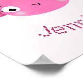 Roter Fisch Poster (Ecke)