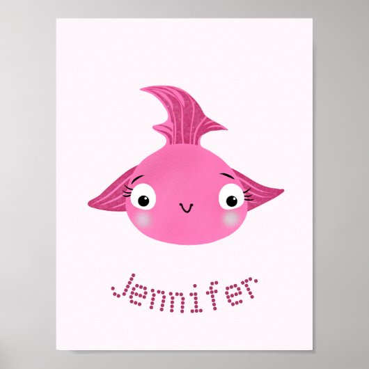 Roter Fisch Poster (Vorne)
