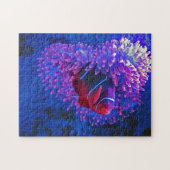 Roter Fisch unter Wasser Puzzle (Horizontal)