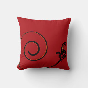 Roter Flair Kissen