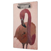 ROTER FLAMINGO KLEMMBRETT (Links)