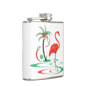 Roter Flamingo-Kolben Flachmann (Rechts)