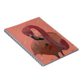 ROTER FLAMINGO NOTIZBLOCK (Rechte Seite)