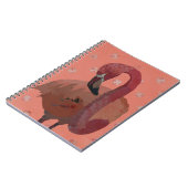 ROTER FLAMINGO NOTIZBLOCK (Linke Seite)