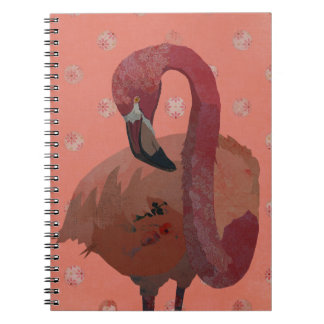 ROTER FLAMINGO NOTIZBLOCK