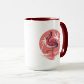 ROTER FLAMINGO Tasse (VorderseiteRechts)