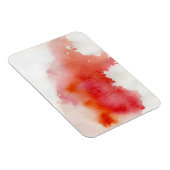 Roter Fleck, Aquarell abstrakt Magnet (Rechte Seite)