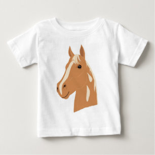 Roter Flug das glückliche Pferd Baby T-shirt