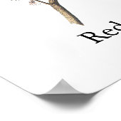 Roter Flügel, John Audubon Poster (Ecke)