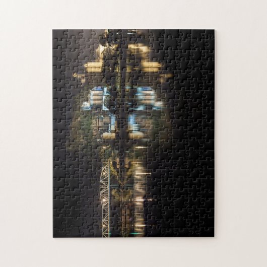 Roter Flügel, MN am nächtlichen Rätsel Puzzle (Vertikal)