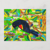 Roter Flügel Postkarte (Vorderseite)