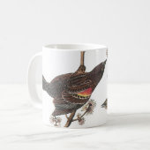 Roter Flügel von Audubon Kaffeetasse (Vorderseite Links)