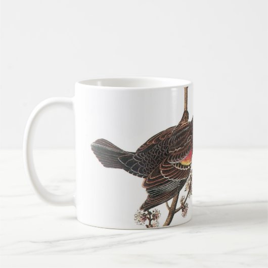 Roter Flügel von Audubon Kaffeetasse (Links)