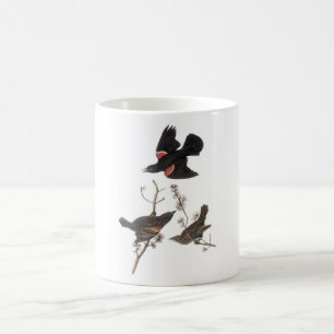 Roter Flügel von Audubon Kaffeetasse