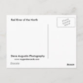 Roter Fluss im Norden Postkarte (Rückseite)