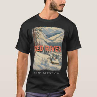 Roter Fluss New Mexico Nm Skifahren Extravaganza S T-Shirt