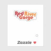 Roter Fluss Schlucht Kentucky Rg Wanderung Schluch Aufkleber (Blatt)