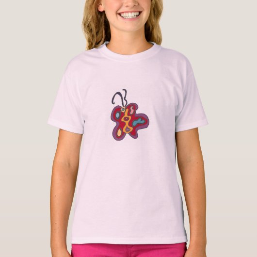 Roter Flutterfly-T - Shirt (Vorderseite)
