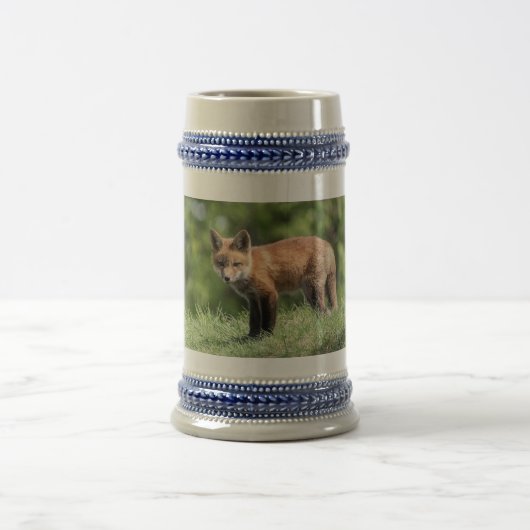 Roter Fox-Ausrüstung Bierglas (Mittel)