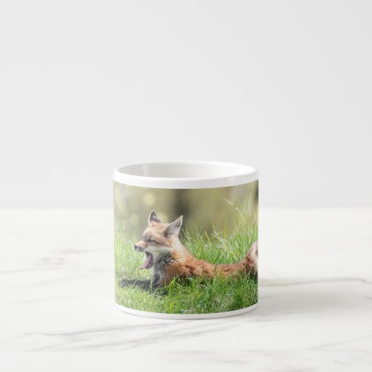 Roter Fox-Ausrüstung Espressotasse (Vorderseite)