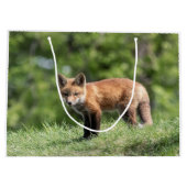 Roter Fox-Ausrüstung Große Geschenktüte (Rückseite)