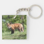 Roter Fox-Ausrüstung Schlüsselanhänger (Rückseite)