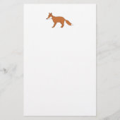 Roter Fox. Briefpapier (Vorderseite)