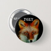Roter Fox Button (Vorne & Hinten)