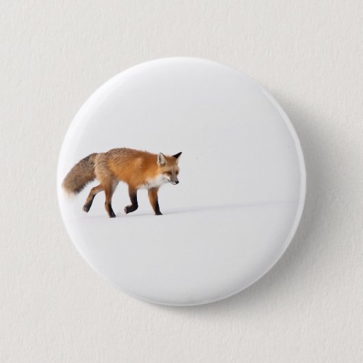 Roter Fox Button (Vorderseite)