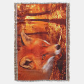 Roter Fox Decke (Vorderseite Vertikal)